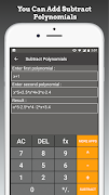 Polynomial Calculator 截图 2