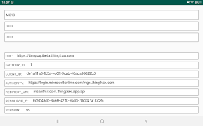 برنامه‌نما ThingTrax Operator عکس از صفحه