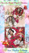 Flower Dual Photo Frame poster