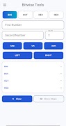 Binary Calculator capture d'écran 3