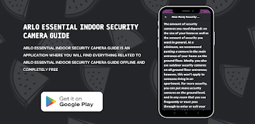 Arlo Indoor Security Cam Guide screenshot 1