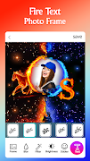 Fire Text Photo Frame скриншот 5