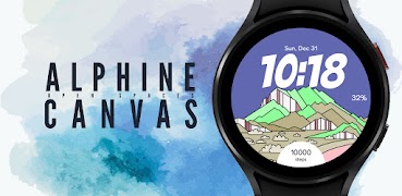 Alphine Canvas Watch Face poster