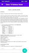 Class 10 Science Notes screenshot 1