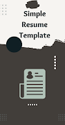 Simple Resume Template screenshot 3