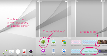 برنامه‌نما Sticky Memo Notepad *Ocean* عکس از صفحه