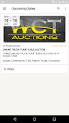 WCT AUCTIONS poster