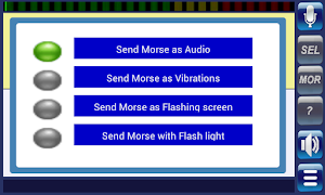 Spreek Morse code screenshot 3