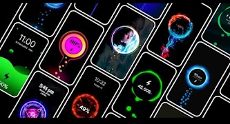 Battery charging animation app Cartaz