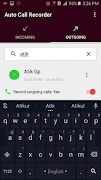 برنامه‌نما Auto Call Recorder 2021 عکس از صفحه