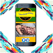 Desenho de tatuagem 3d imagem de tela 2