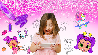 Violet Coloring Book screenshot 2