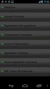 Calculus Formulas screenshot 1