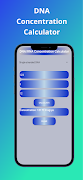 DNA Concentration Calculator اسکرین شاٹ 4