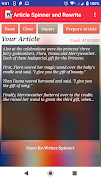 Article Spinner and Rewrite Poster