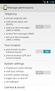 برنامه‌نما Automate settings permissions عکس از صفحه