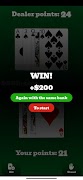Blackjack capture d'écran 2