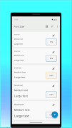 Font Size - অক্ষরের আকার স্ক্রিনশট 1