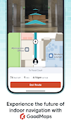‏GoodMaps الملاحة داخل المباني الملصق