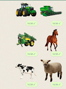 Farm Stickers - WAStickerApps スクリーンショット 7