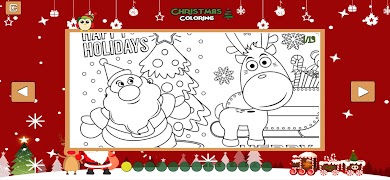 Coloriage de Noël capture d'écran 5