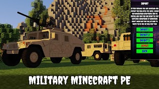 Military Mod for Minecraft PE poster
