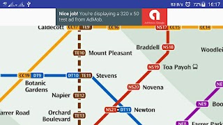 برنامه‌نما Singapore MRT Map عکس از صفحه