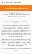 Java Selenium Interview Questions Affiche