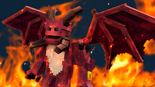 Demon Slayer Minecraft mod plakat