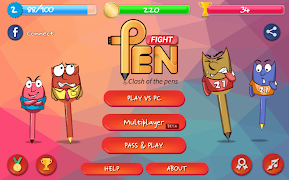 برنامه‌نما Pen Fight عکس از صفحه