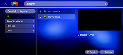 IPTV Extreme Live TV imagem de tela 1