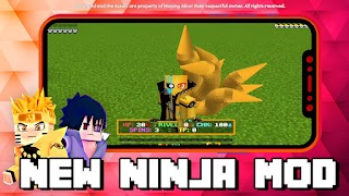 Mod Naruto For Minecraft PE poster