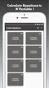 Linear Equation System Solver poster