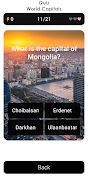 برنامه‌نما Quiz: World Capitals عکس از صفحه