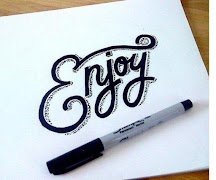 Hand Lettering Design penulis hantaran