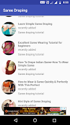 Saree Draping Tutorials ภาพหน้าจอ 1