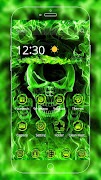 Hell Skull Fire Theme screenshot 1