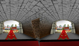 VR roller coaster الملصق