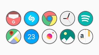 Flat Circle - Icon Pack syot layar 4