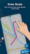 برنامه‌نما Draw Route On Map & Navigation عکس از صفحه