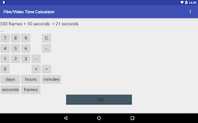 Film/Video Time Calculator скриншот 2
