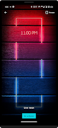 Neon Clock captura de pantalla 1