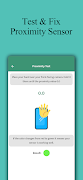 برنامه‌نما Proximity Sensor Test عکس از صفحه