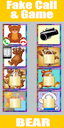 برنامه‌نما Fake Call Bear Game عکس از صفحه