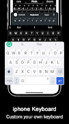 برنامه‌نما iOS Keyboard عکس از صفحه