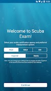 Scuba Exam poster