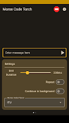 Poster Morse Code Torch