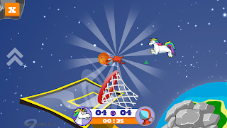 Space Dunk Basketball captura de pantalla 3