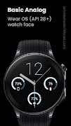Basic Analog: Watch face 海報