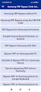 Samsung FRP Bypass Code Guide पोस्टर
